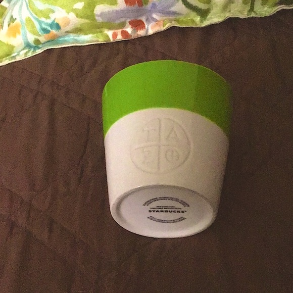 STARBUCKS 2012 TAZO bone china small beaker/jug for tea or cream.  Very Cool! EC - Picture 4 of 7